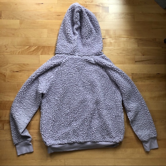 Z by Zella purple teddy jacket - Picture 3 of 5